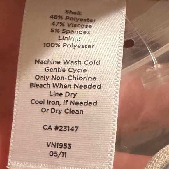 TALBOTS COAT DOUBLE BREASTED OFF WHITE - Picture 5 of 5